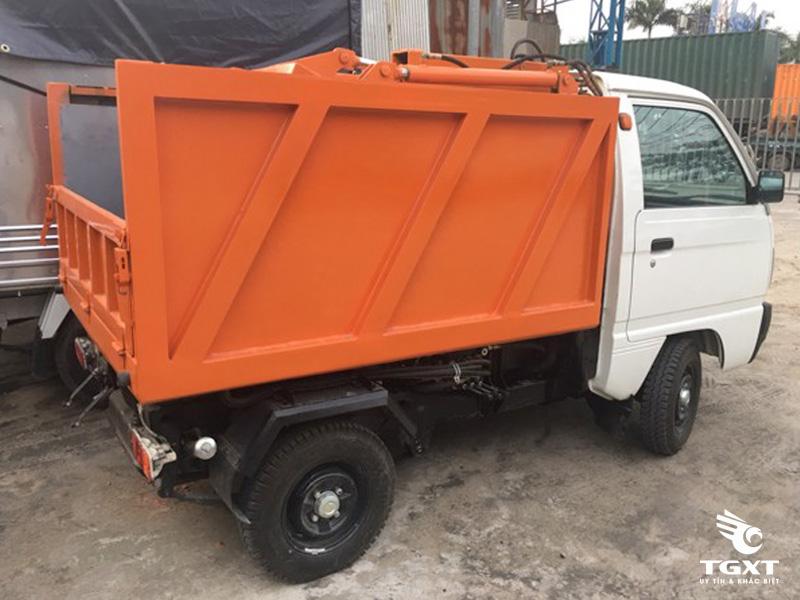 Xe Chở Rác Suzuki Truck Thùng Rời 1 Khối