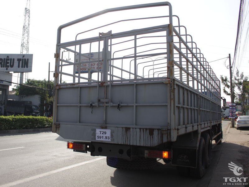 Xe Tải Cửu Long TMT KC240145T 3 Chân Thùng Bạt 14T5