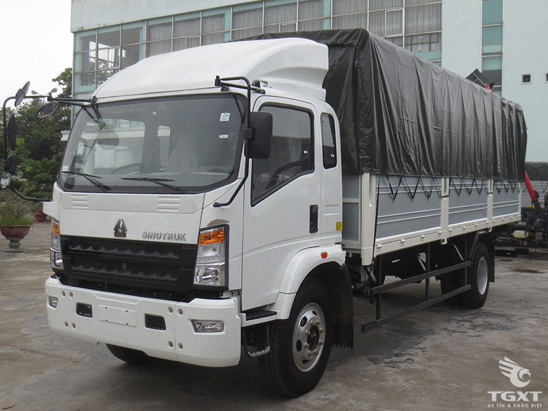 Xe Tải TMT Sinotruk SN10580T Thùng Mui Bạt 8 Tấn