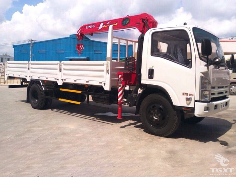 Xe Cẩu Isuzu Vĩnh Phát FN129 6T8 Gắn Cẩu Unic URV345