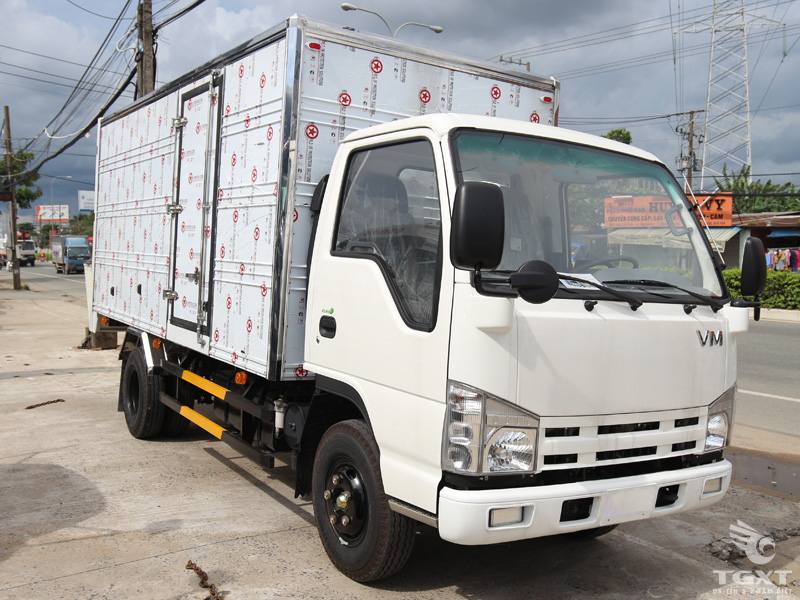 Xe Tải Isuzu Vĩnh Phát NK650 3.5 Tấn Thùng Kín