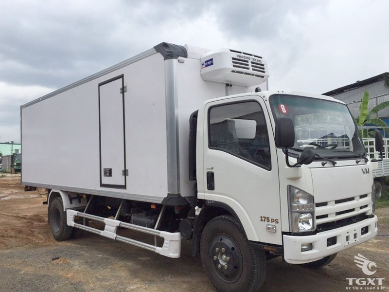 Xe Tải Vĩnh Phát FN129L4 7T7 Thùng Đông Lạnh