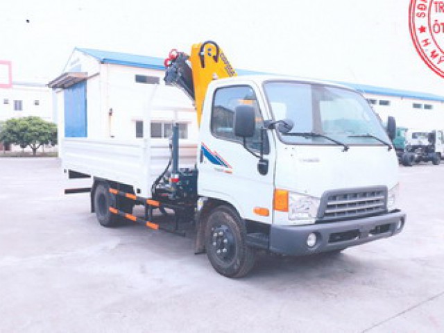 Xe Tải Thaco HD500 4 Tấn Gắn Cẩu COPA 4 Tấn 3 Khúc - Ảnh 2