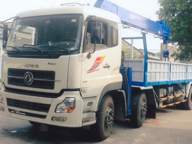 Xe Cẩu Dongfeng L315 4 Chân 12 Tấn Gắn Cẩu Dongyang 10 Tấn 5 Khúc - Ảnh 2