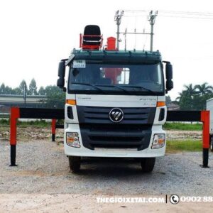 Xe Cẩu Thaco Auman C300B 4 Chân 11 Tấn Gắn Cẩu Kanglim KS2605
