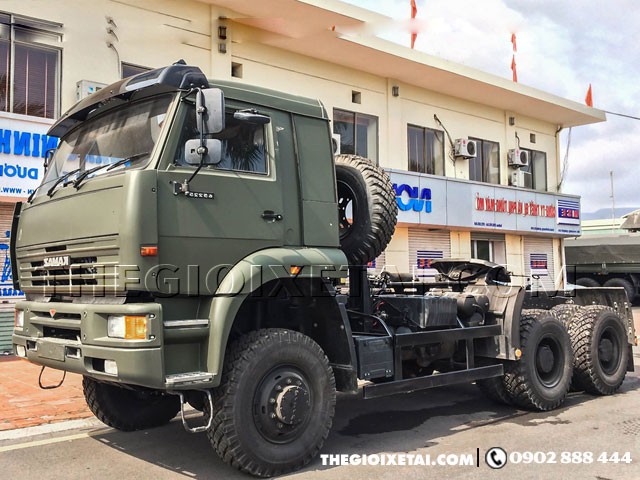 Xe Đầu Kéo Kamaz 360Hp 3 Cầu 6x6 - 65225 - Ảnh 2