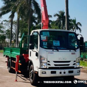 Alternative view of Xe Tải Isuzu NQR75M 4 Tấn Gắn Cẩu 3 Tấn Unic URV340