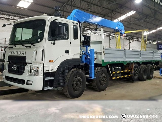 Xe Tải Hyundai HD320 13 Tấn Gắn Cẩu Dongyang SS2037 8 Tấn - Ảnh 4