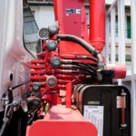 Xe Tải Daewoo 12 Tấn 3 Trục Rút Gắn Cẩu Unic 5 Tấn 4 Khúc