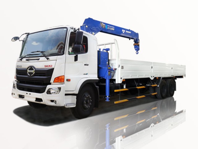 Xe Cẩu Hino FL8JW7A 3 Chân 14 Tấn Gắn Cẩu Tadano TM-ZT505H