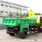 Xe Ben Isuzu 3 Tấn Gắn Cẩu Gấp Hyva - NPR400
