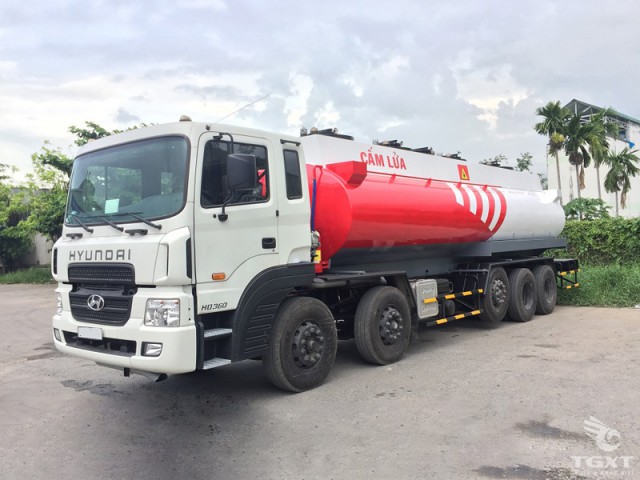 Xe Bồn Chở Xăng Dầu Hyundai HD360 21 Tấn - Ảnh 2