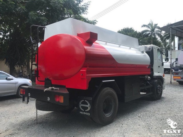 Xe Bồn Chở Xăng Dầu Hino FG8JJ7A 8 Tấn 11 Khối - Ảnh 2