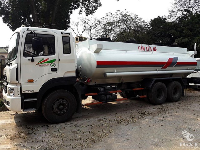Xe Bồn Hyundai HD260 Chở Xăng Dầu 17 Khối 12 Tấn