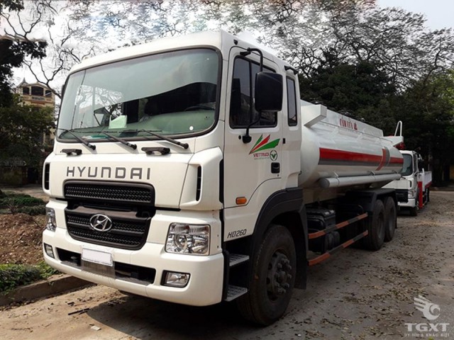 Xe Bồn Hyundai HD260 Chở Xăng Dầu 17 Khối 12 Tấn - Ảnh 2