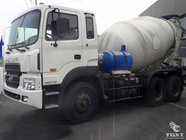 Xe Bồn Trộn Bê Tông Hyundai HD270 7 Khối - Ảnh 2