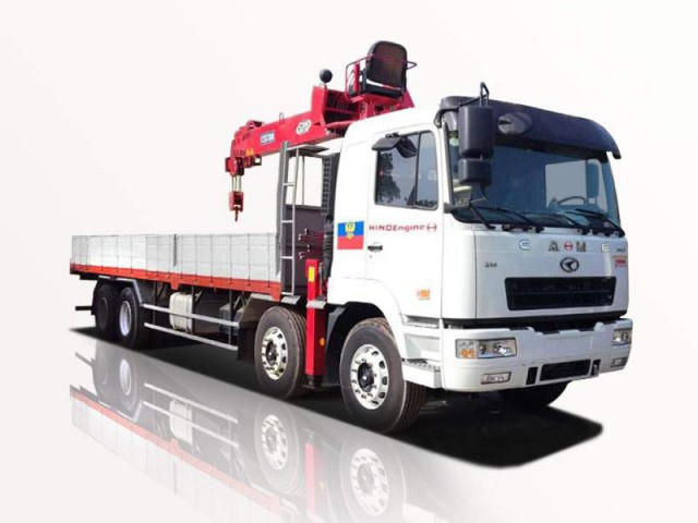 Xe Cẩu CAMC 4 Chân 13T6 Gắn Cẩu SCS106 10 Tấn 6 Khúc