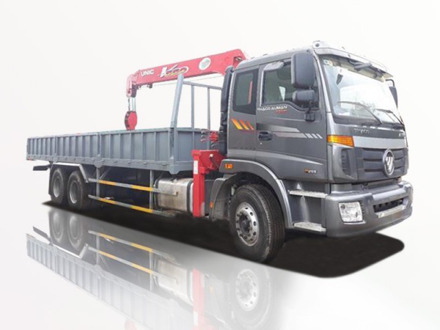 Xe Cẩu Thaco Auman C240C 3 Chân 12 Tấn Gắn Cẩu Unic URV554