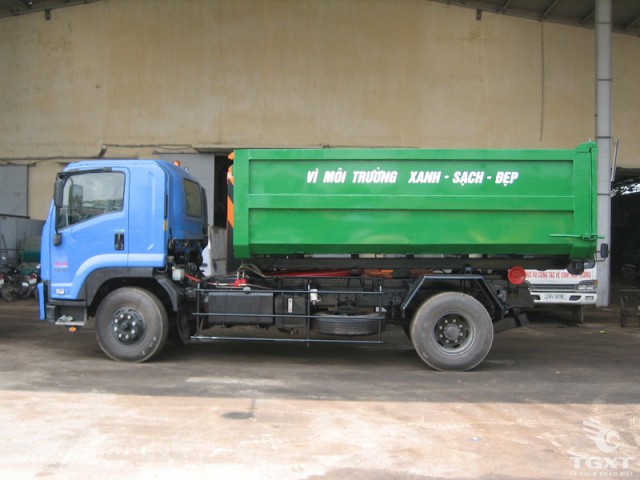 Xe Chở Rác Isuzu Thùng Rời 15 Khối FVR34L - Ảnh 2