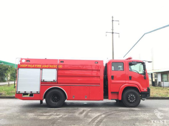 Xe Cứu Hỏa Isuzu FVR34LE4 6.6 Khối - Ảnh 4