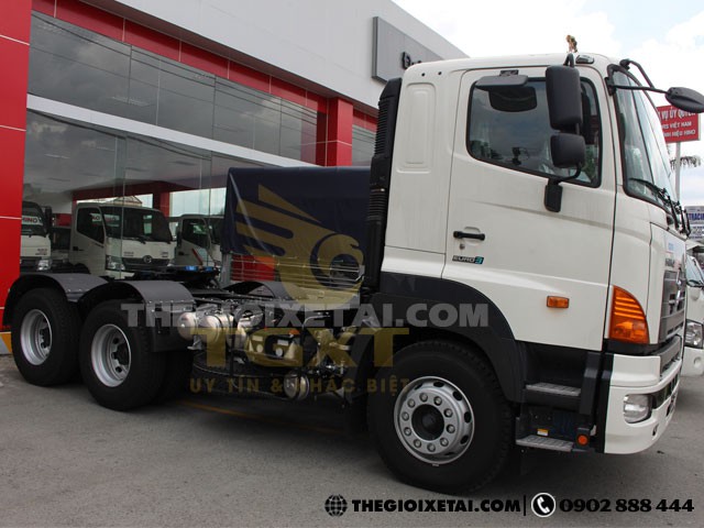 Xe Đầu Kéo Hino 2 Cầu Sức Kéo 60 Tấn - SS1EKV - Ảnh 4