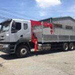 Xe Tải ChengLong 12 Tấn 3 Chân Gắn Cẩu Unic 5 Tấn 5 Khúc