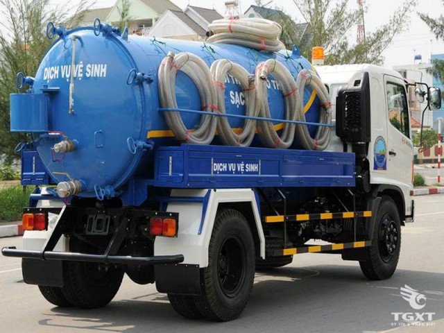 Xe Hút Chất Thải Hino FC 5 Khối - Ảnh 2