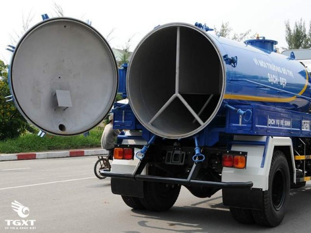 Xe Hút Chất Thải Hino FC 5 Khối - Ảnh 4