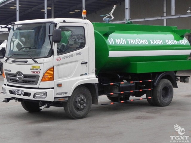 Xe Phun Nước Rửa Đường Hino 6 Khối FC9JESW - Ảnh 2
