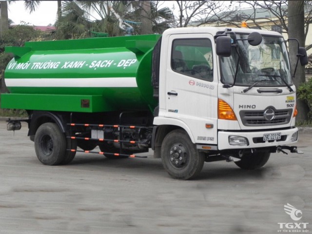 Xe Phun Nước Rửa Đường Hino 6 Khối FC9JESW - Ảnh 3