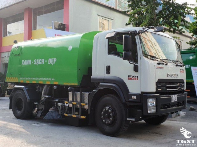 Xe Quét Đường Hút Bụi Isuzu FVR34LE4 5 Tấn