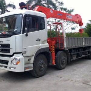 Alternative view of Xe Tải Dongfeng L340 4 Chân 15 Tấn Gắn Cẩu Kanglim 10 Tấn