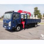 Xe Cẩu Faw 5T8 Gắn Cẩu Unic URV344 3 Tấn 4 Khúc