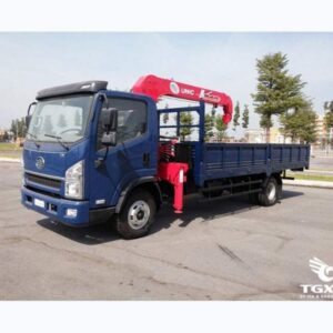 Xe Cẩu Faw 5T8 Gắn Cẩu Unic URV344 3 Tấn 4 Khúc