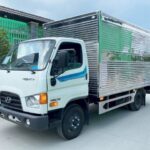 Xe Tải Hyundai Mighty W750 3.5 Tấn Thùng Kín Gắn Bửng Nâng