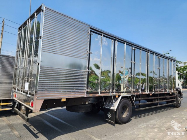 Xe Tải Isuzu FVR34VE5 7 Tấn Thùng Chở Pallet Chứa Cấu Kiện Điện Tử - Ảnh 3