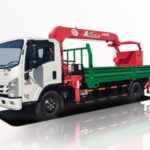 Xe Tải Isuzu NQR75L 3T5 Gắn Cẩu Unic 3 Tấn URV340