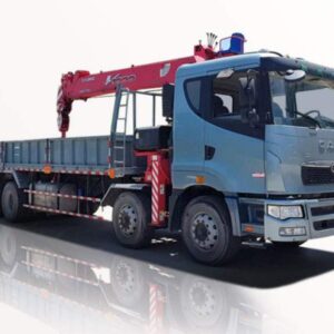 Xe Tải CAMC 4 Chân 13 Tấn Gắn Cẩu Unic URV1004