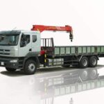Xe Tải ChengLong 3 Chân 12 Tấn Gắn Cẩu Palfinger 5 Tấn 4 Khúc