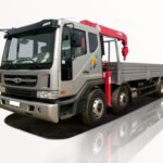 Xe Tải Daewoo 16 Tấn 4 Chân Gắn Cẩu Unic 5 Tấn 4 Khúc