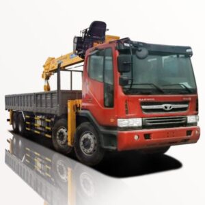 Xe Tải Daewoo 4 Chân 11T5 Gắn Cẩu Soosan 10 Tấn 5 Khúc SCS1015LS