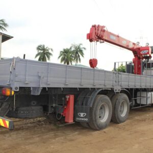 Alternative view of Xe Tải Daewoo 5 Chân 12 Tấn Gắn Cẩu 10 Tấn 5 Khúc