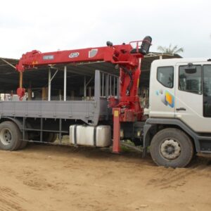 Xe Tải Daewoo 5 Chân 12 Tấn Gắn Cẩu 10 Tấn 5 Khúc