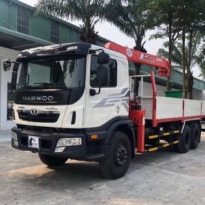 Alternative view of Xe Tải Daewoo HU6AA Gắn Cẩu Unic URV550 13T8