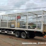 Xe Tải Daewoo 12 Tấn 3 Chân Chở Gia Cầm - Prima