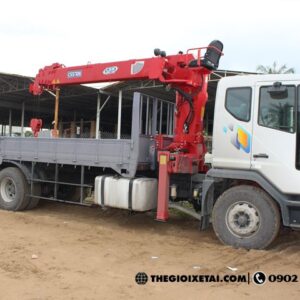 Alternative view of Xe Tải Daewoo 3 Chân 6x4 Gắn Cẩu 7 Tấn 6 Khúc CSS106