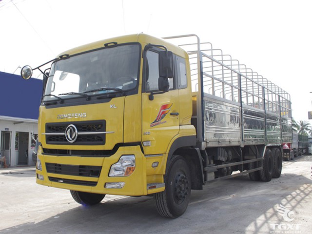Xe Tải Dongfeng C260 Thùng Mui Bạt 13 Tấn