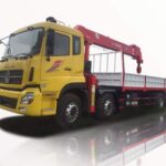 Xe Tải Dongfeng L315 4 Chân Gắn Cẩu ATOM 7 Tấn 6 Khúc