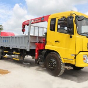 Xe Tải Dongfeng 7T5 Gắn Cẩu Unic URV375 3 Tấn 5 Khúc