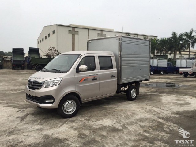 Xe Tải Nhẹ Trường Giang T3 Cabin Đôi 810Kg Thùng Kín - Ảnh 2